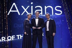 Uitreiking van de award ‘Value Added Reseller of the Year’ aan Axians tijdens de Dutch IT channel awards 2019